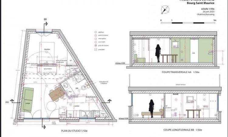 Plan électrique de l'appartement